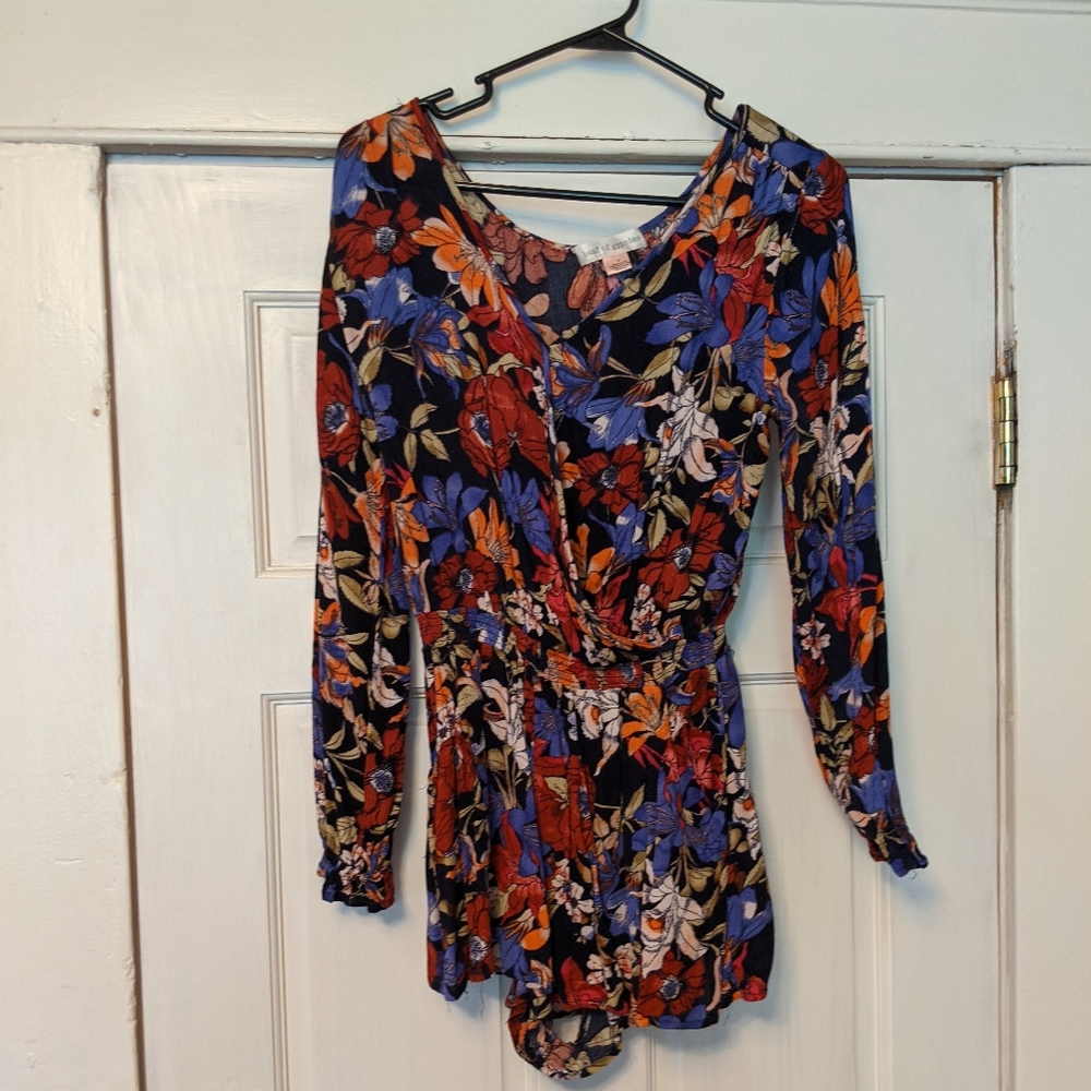 Cute floral medium romper